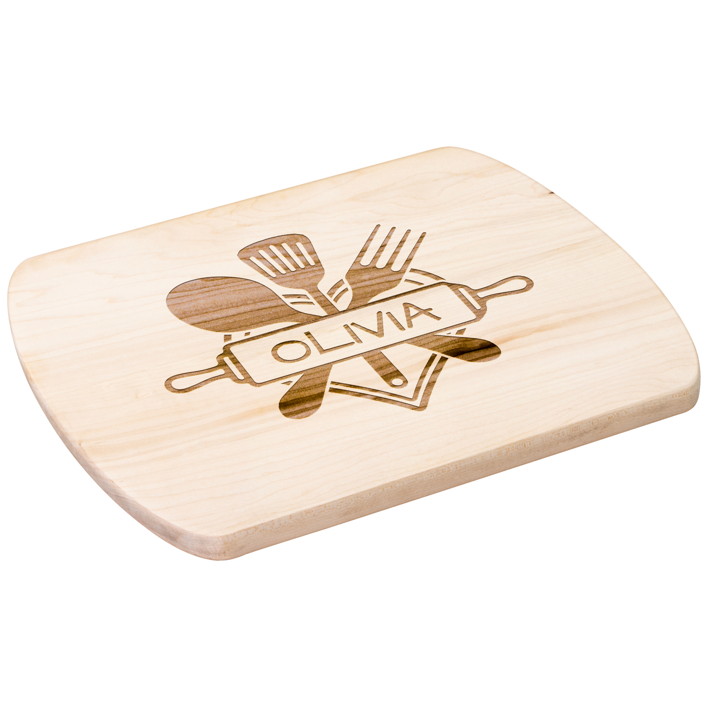 Custom Kitchen Utensil Engraved Cutting Board with Name - c416a25