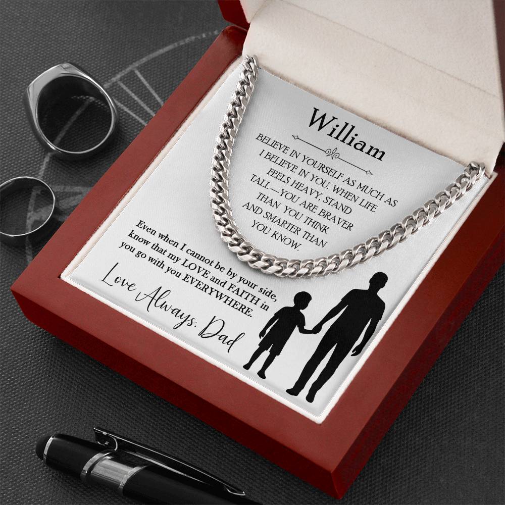 To My Son - Empowering Gift from Dad with Love Message - c560a25