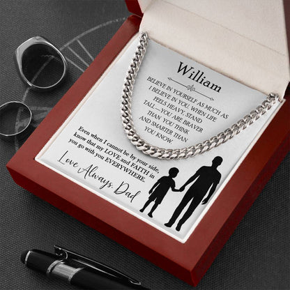 To My Son - Empowering Gift from Dad with Love Message - c560a25
