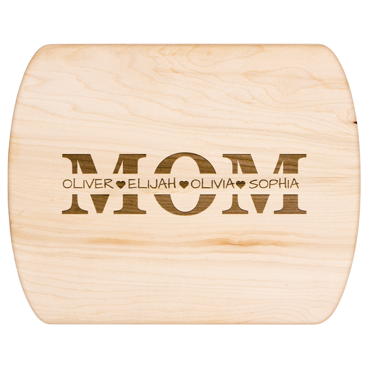 Engraved Mom Cutting Board with Family Names - c424a25