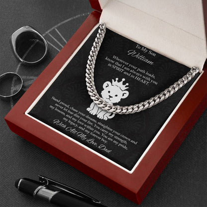 To My Son - You Are My Pride, My Legacy, My Forever Necklace - c582a25
