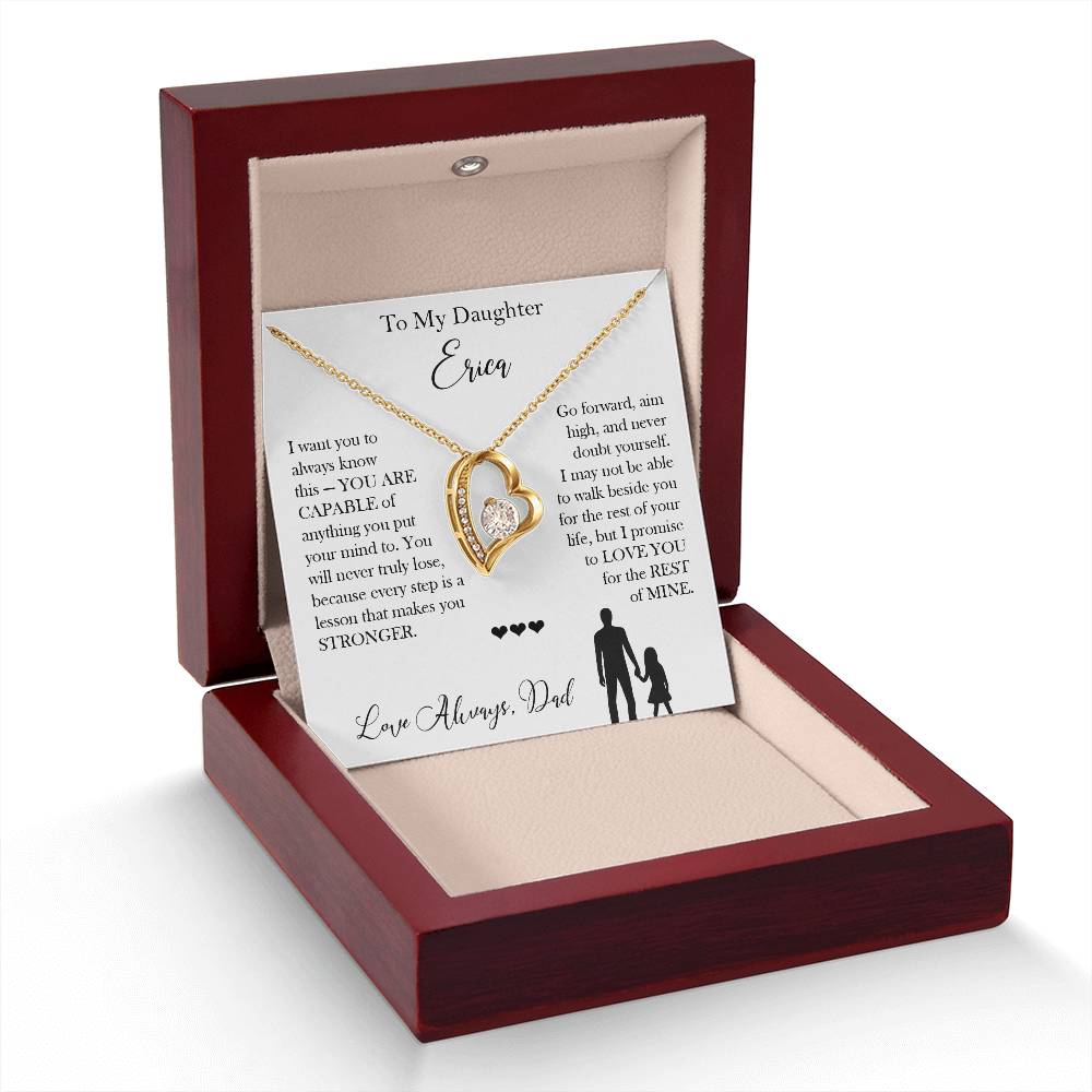 To My Daughter - You Are Capable and Strong Gift from Dad - c563a25
