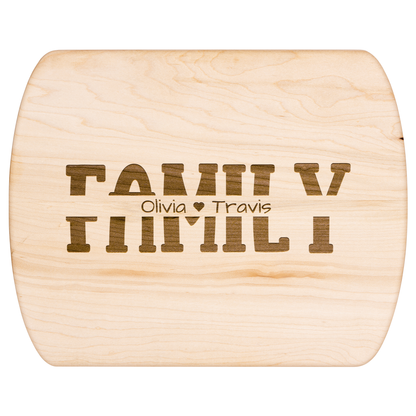 Custom Family Names Engraved Cutting Board - c421a25