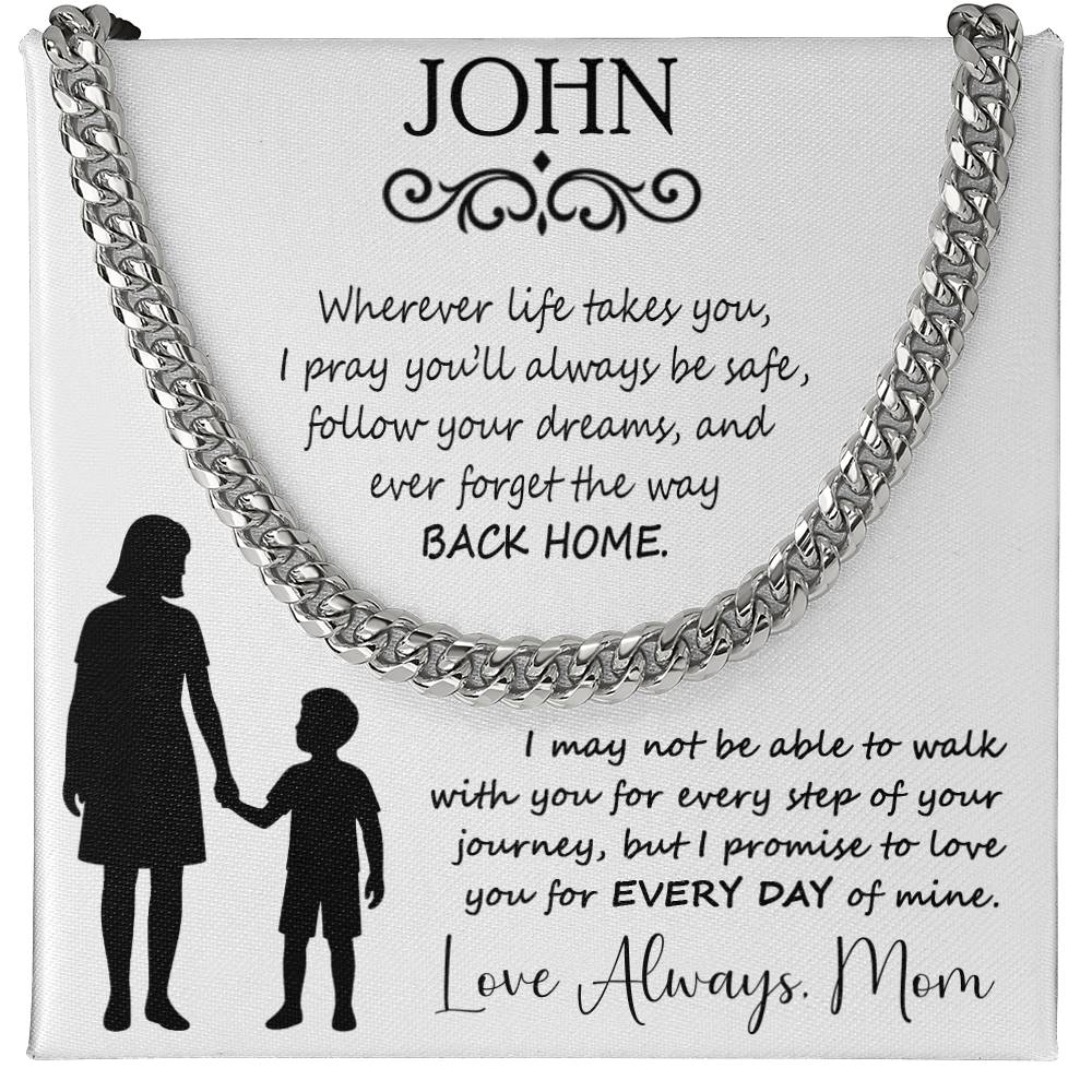 To My Son - Love Gift from Mom with Emotional Message - c561a25