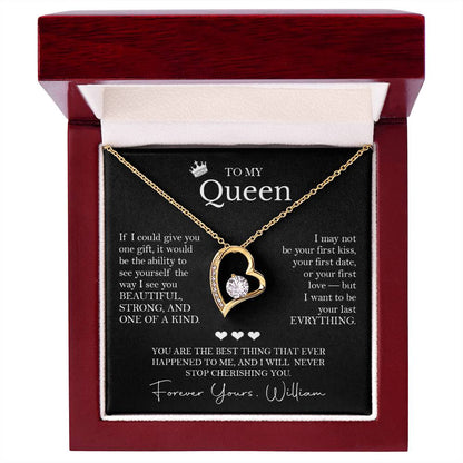 To My Queen - You Are My Last Everything Necklace Gift - c576a25