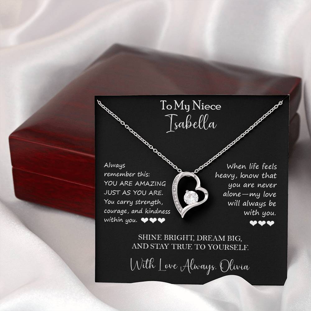 To My Niece - Personalized Necklace Gift from Aunt - c567a25