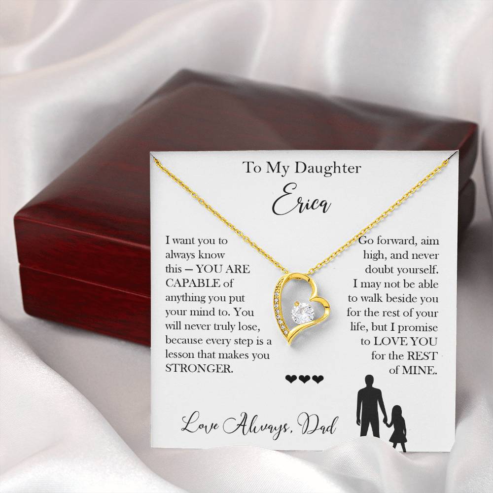 To My Daughter - You Are Capable and Strong Gift from Dad - c563a25