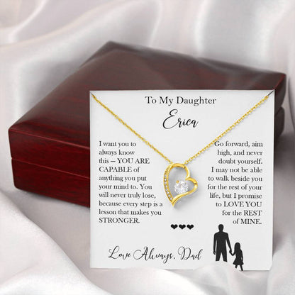 To My Daughter - You Are Capable and Strong Gift from Dad - c563a25