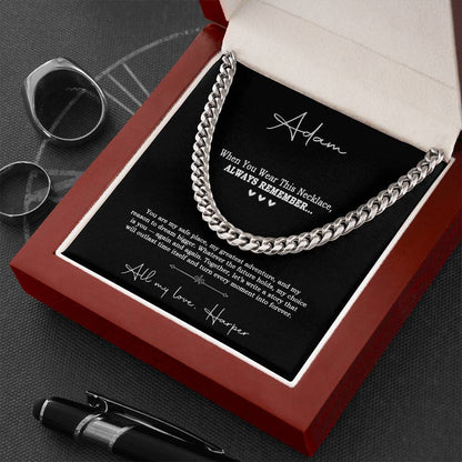 Always Remember - Personalized Necklace for Husband - c532a25