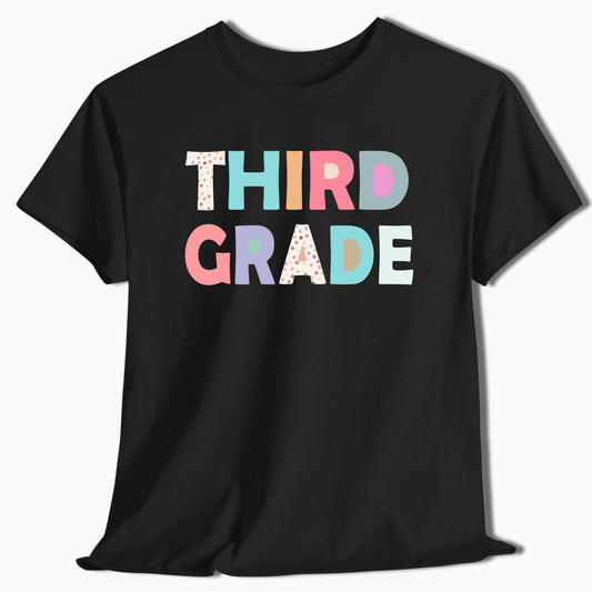 Custom Kids Back to School Grade Shirt - c432a25