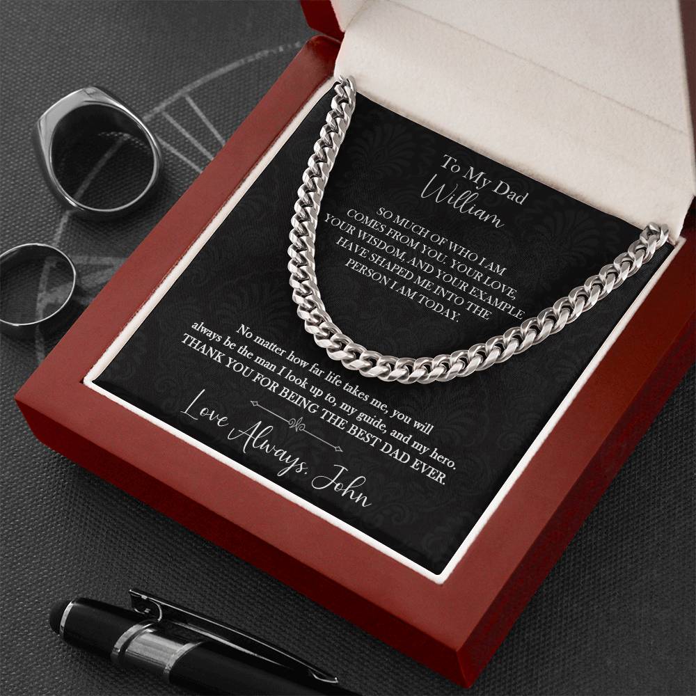 To My Dad Necklace Gift from Son - c552a25