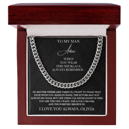 Always Remember - Personalized Husband Necklace Gift - c527a25