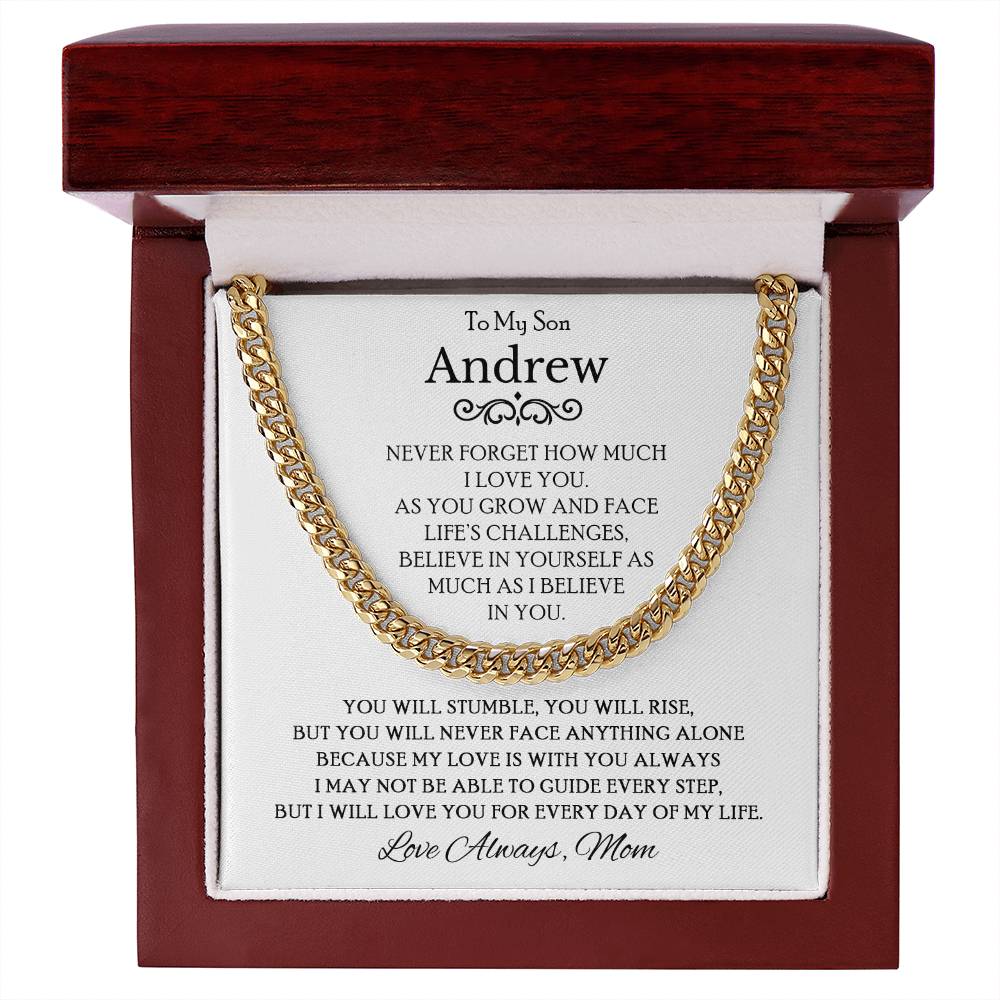 To My Son - Encouragement Gift from Mom with Love Note - c566a25