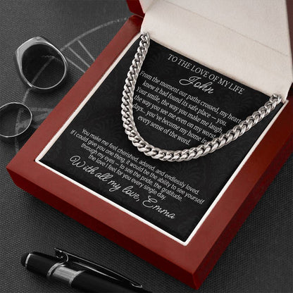 To the Love of My Life - Husband Necklace Gift - c502a25