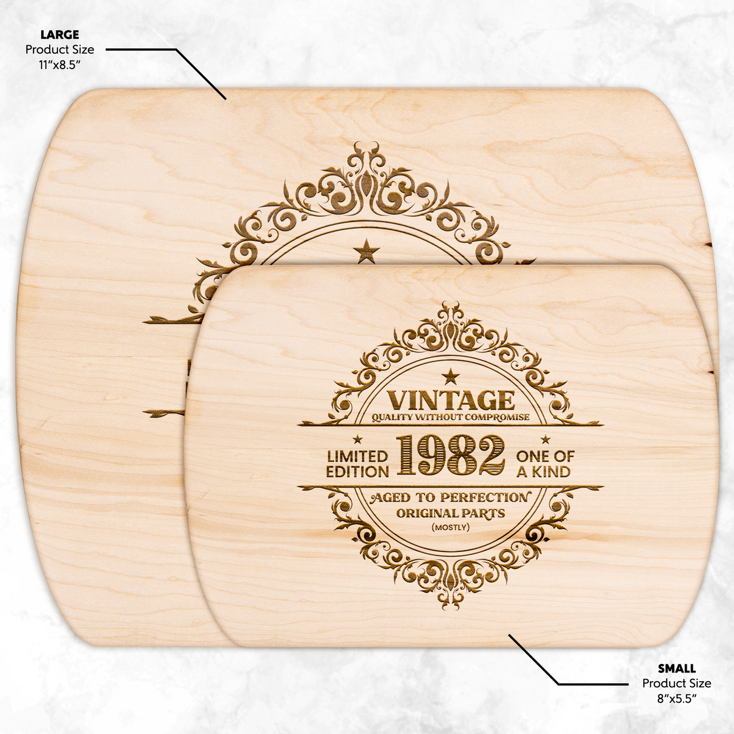 Vintage Year Cutting Board - Birthday & Anniversary Gift - c420a25