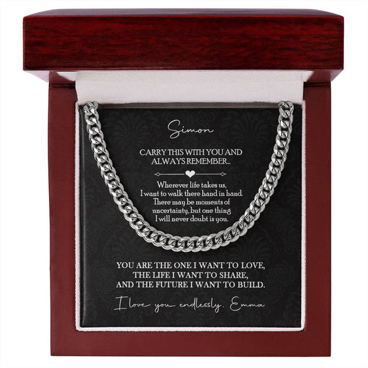 To My Husband Forever Love Necklace - c549a25