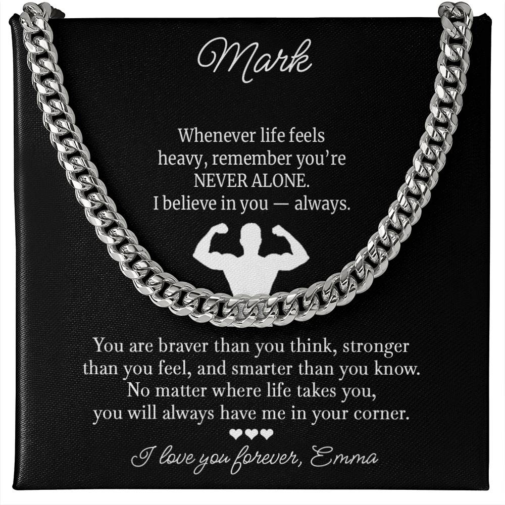 You’re Not Alone Necklace for Brother - c551a25