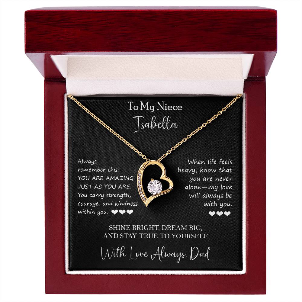 To My Niece - Personalized Necklace Gift from Aunt - c567a25
