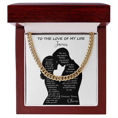 You Are Loved - Personalized Husband Necklace Gift - c528a25
