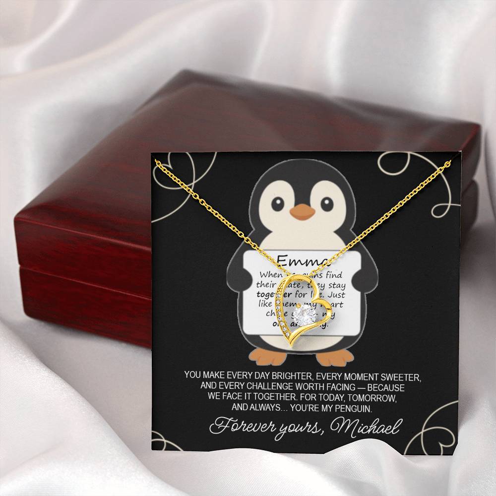 You're My Penguin - Personalized Necklace Gift for Wife - c536a25