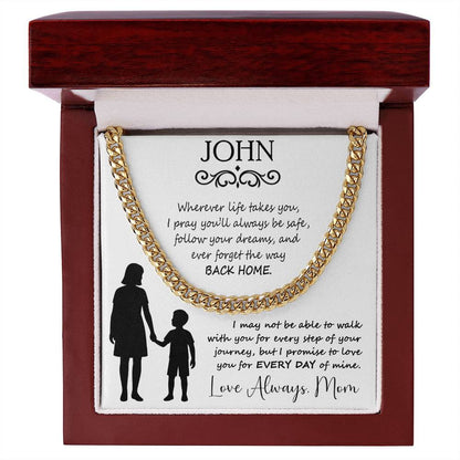 To My Son - Love Gift from Mom with Emotional Message - c561a25