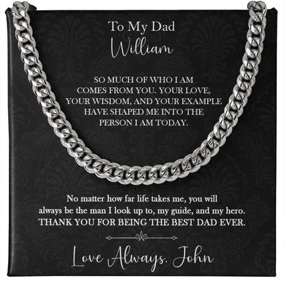 To My Dad Necklace Gift from Son - c552a25