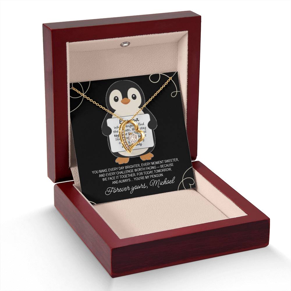 You're My Penguin - Personalized Necklace Gift for Wife - c536a25
