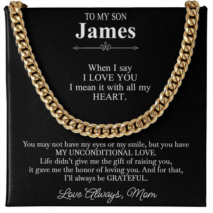To My Stepson - Loving Gift from Bonus Mom with Custom Name - c556a25