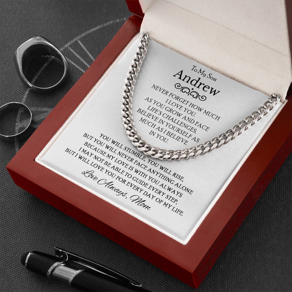 To My Son - Encouragement Gift from Mom with Love Note - c566a25