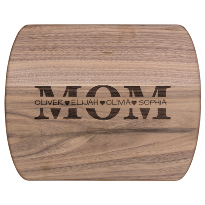 Engraved Mom Cutting Board with Family Names - c424a25