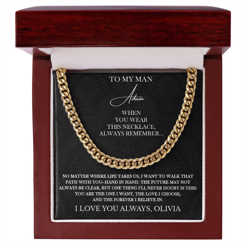 Always Remember - Personalized Husband Necklace Gift - c527a25