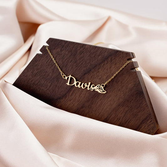 Custom Track & Field Name Necklace - c392a25