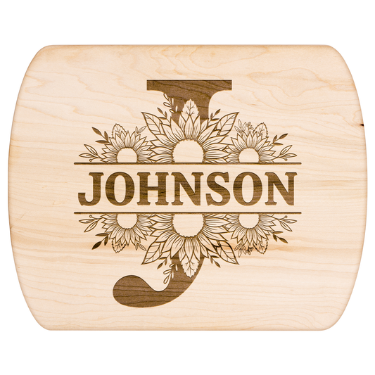 Custom Sunflower Monogram Cutting Board - c396a25
