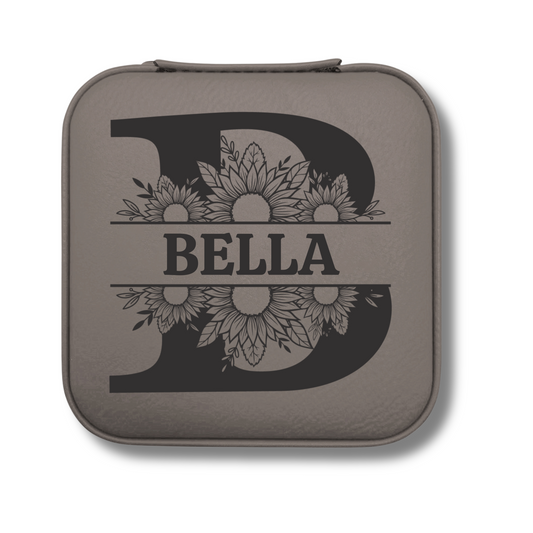 Custom Monogram Jewelry Case with Name - c408a25