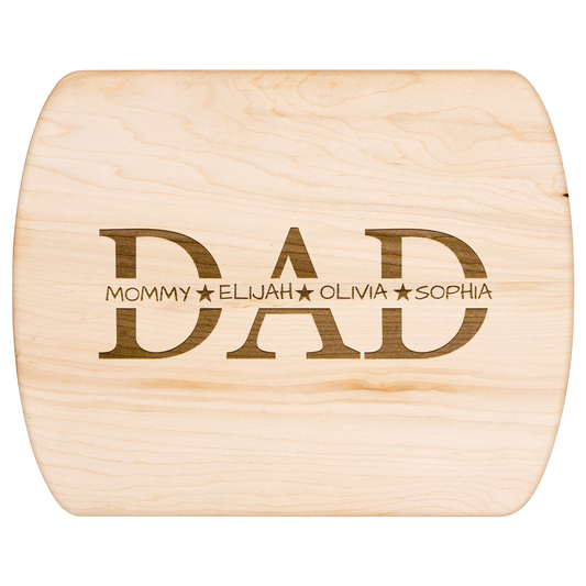 Engraved Dad Cutting Board with Family Names - c425a25