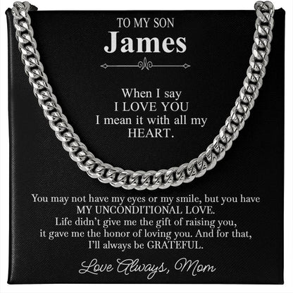 To My Stepson - Loving Gift from Bonus Mom with Custom Name - c556a25