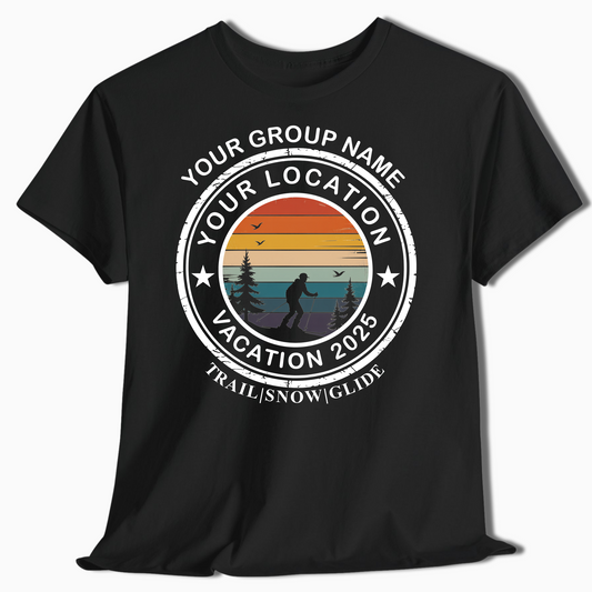 Personalized Ski Vacation Shirt - Snow Adventure - c379a25