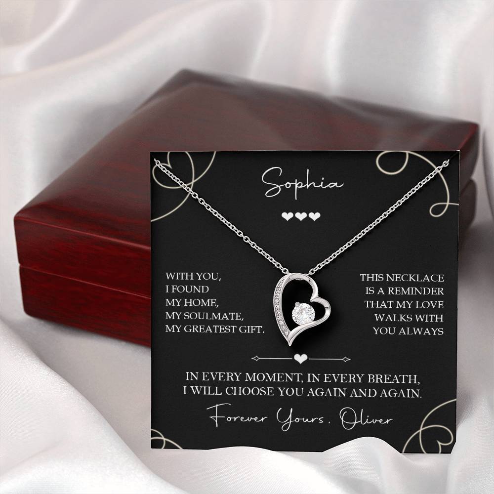 To My Soulmate - I Will Always Choose You Necklace Gift - c571a25