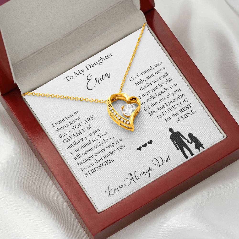 To My Daughter - You Are Capable and Strong Gift from Dad - c563a25