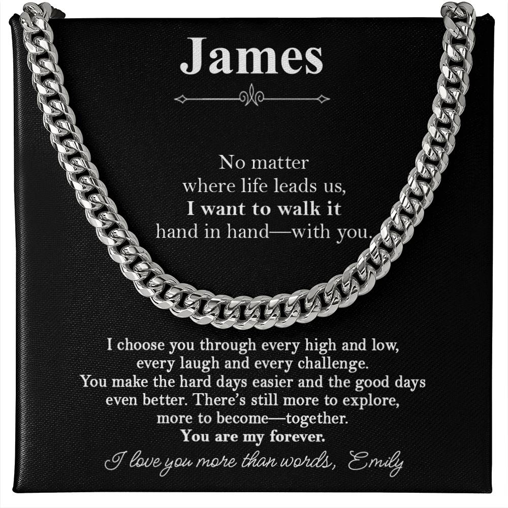 You Are My Forever - Personalized Husband Necklace Gift - c525a25