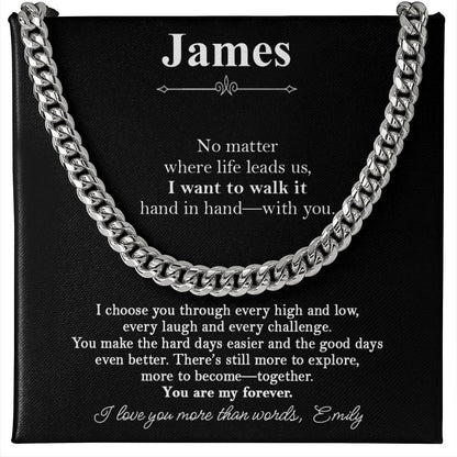 You Are My Forever - Personalized Husband Necklace Gift - c525a25