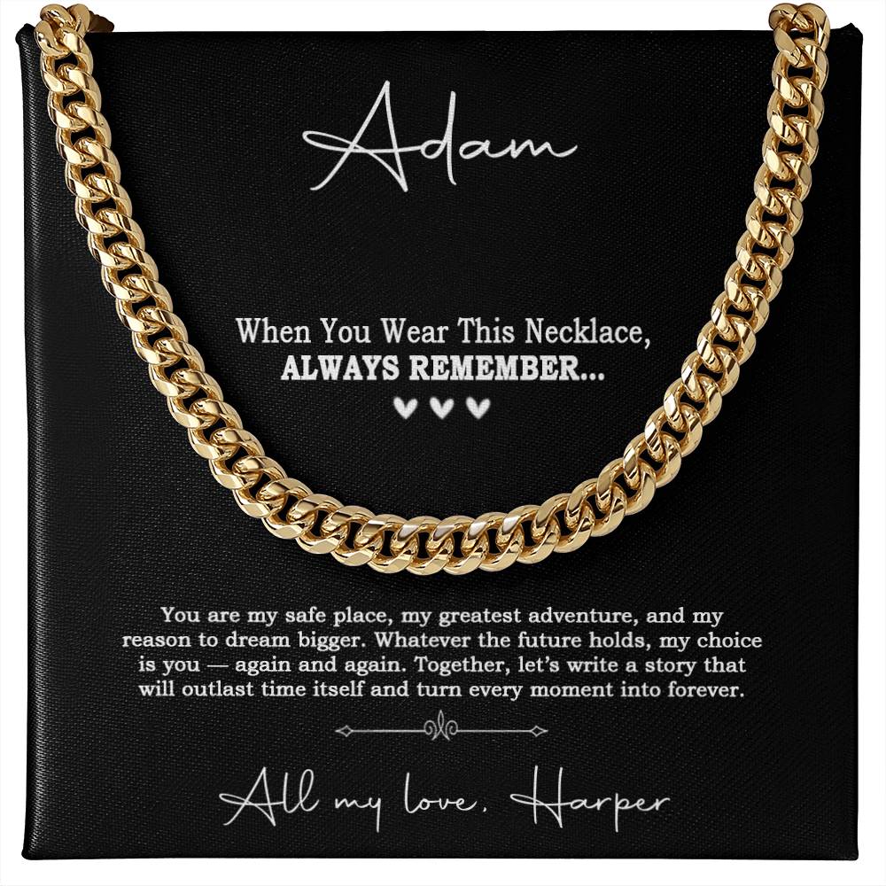 Always Remember - Personalized Necklace for Husband - c532a25