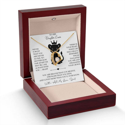 To My Daughter - Personalized Necklace Gift from Dad - c567a25