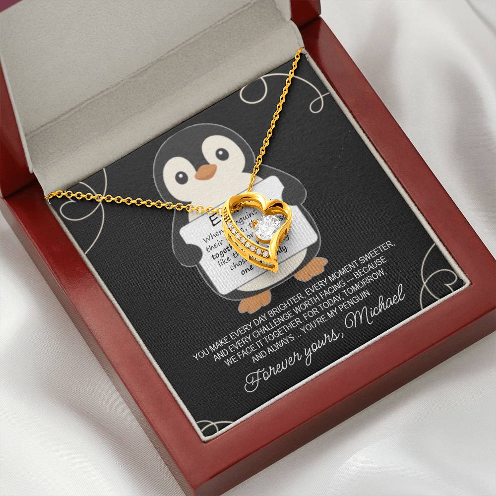 You're My Penguin - Personalized Necklace Gift for Wife - c536a25