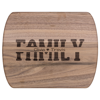 Custom Family Names Engraved Cutting Board - c421a25