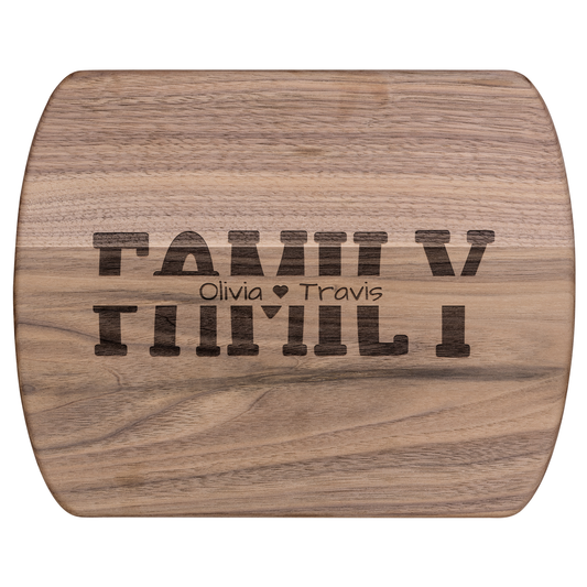Custom Family Names Engraved Cutting Board - c421a25