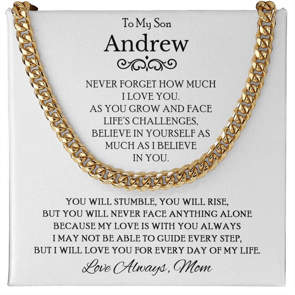 To My Son - Encouragement Gift from Mom with Love Note - c566a25