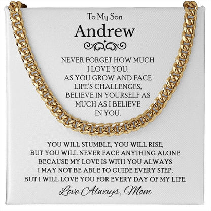 To My Son - Encouragement Gift from Mom with Love Note - c566a25