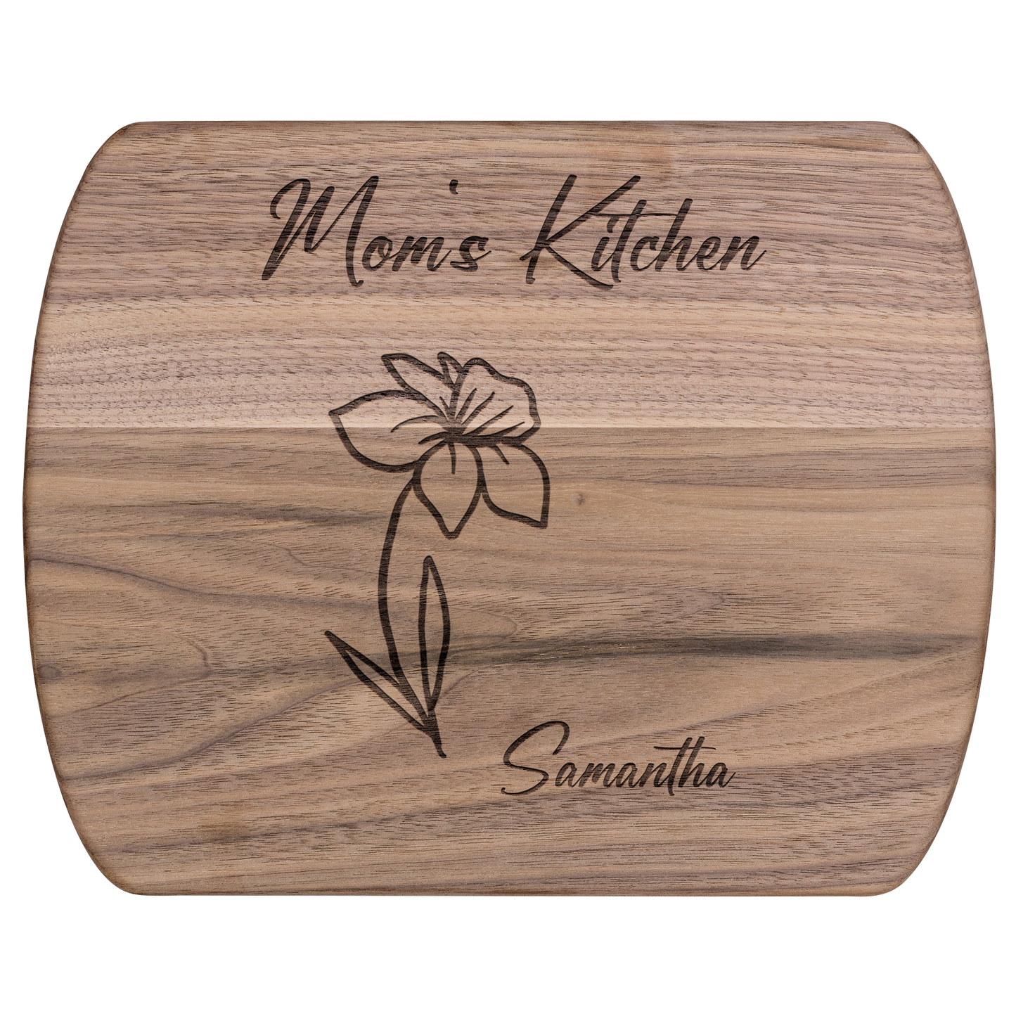 Custom Mom’s Kitchen Cutting Board with Kids' Names - c411a25