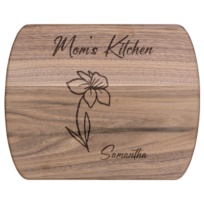 Custom Mom’s Kitchen Cutting Board with Kids' Names - c411a25